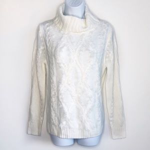 NWT AMERICAN RAG cable knit turtle neck sweater